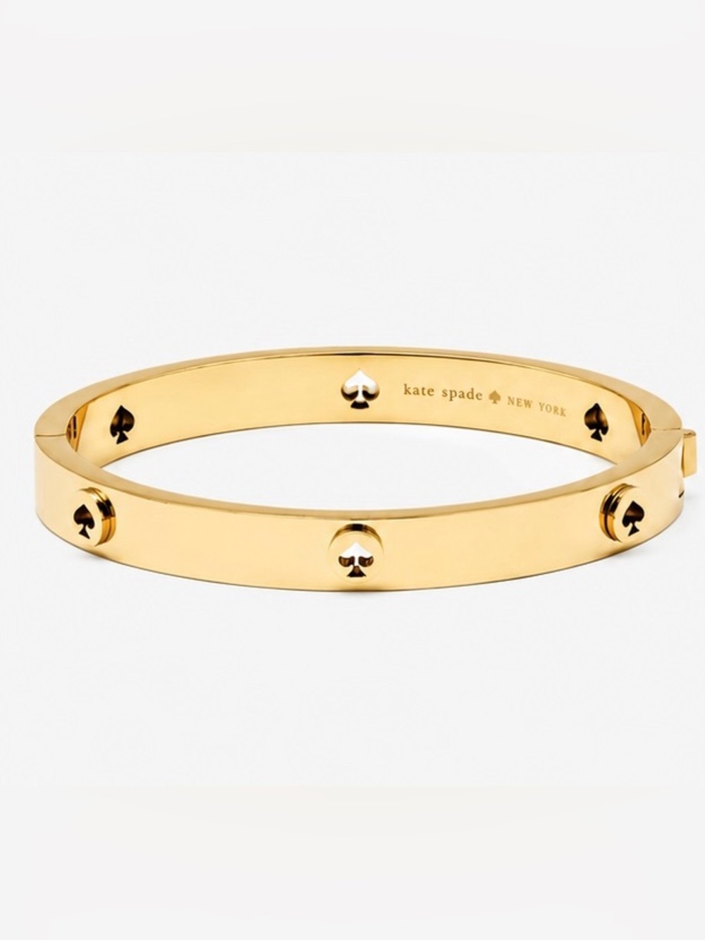 kate spade Gold Spade Accent Bangle Bracelet / New ✨ - Picture 3 of 8